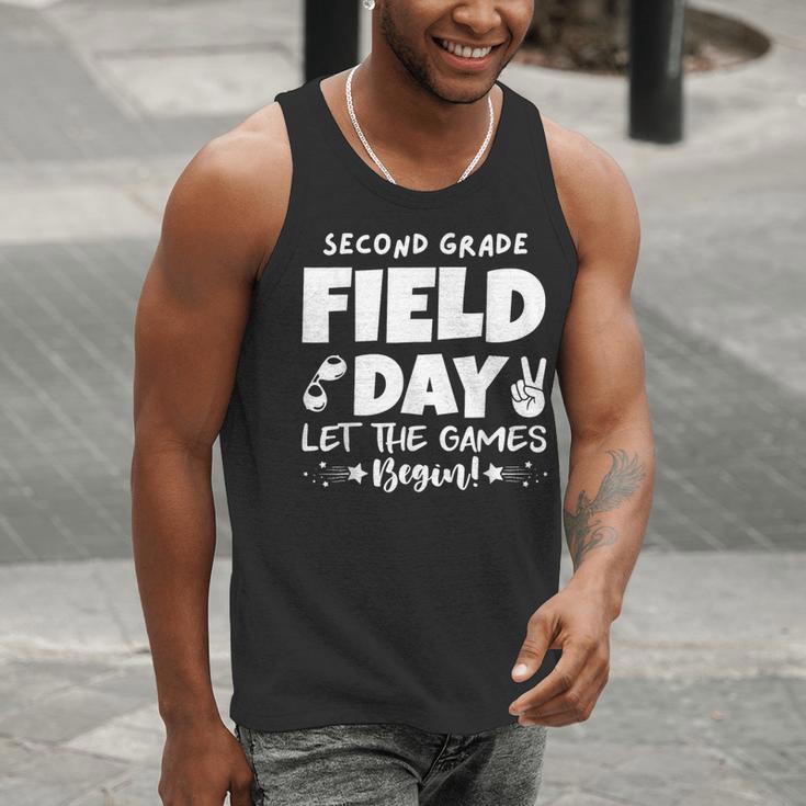 Field Day Second 2nd Grade Orange 2025 Boy Girl Teacher Men Tank Top, 2nd Grade Teacher Tank Tops, funny gift