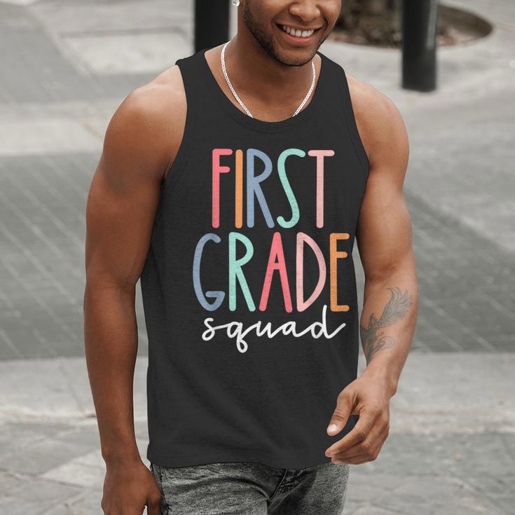 First Grade Squad 1st Grade Teacher Crew Back To School Team Men Tank Top, First Grade Teacher Tank Tops, funny gift First Grade Squad 1st Grade Teacher Crew Back To School Team Men Tank Top, First Grade Teacher Tank Tops, funny gift
