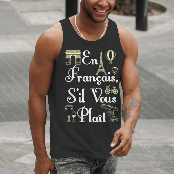 French Teacher En Francais S'Il Vous Plait End Of Year Men Tank Top, funny gift French Teacher En Francais S'Il Vous Plait End Of Year Men Tank Top, funny gift