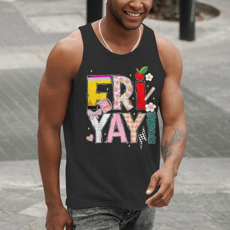 Fri-Yay Happy Friday Lovers Teacher Weekend Women Men Tank Top, funny gift Fri-Yay Happy Friday Lovers Teacher Weekend Women Men Tank Top, funny gift