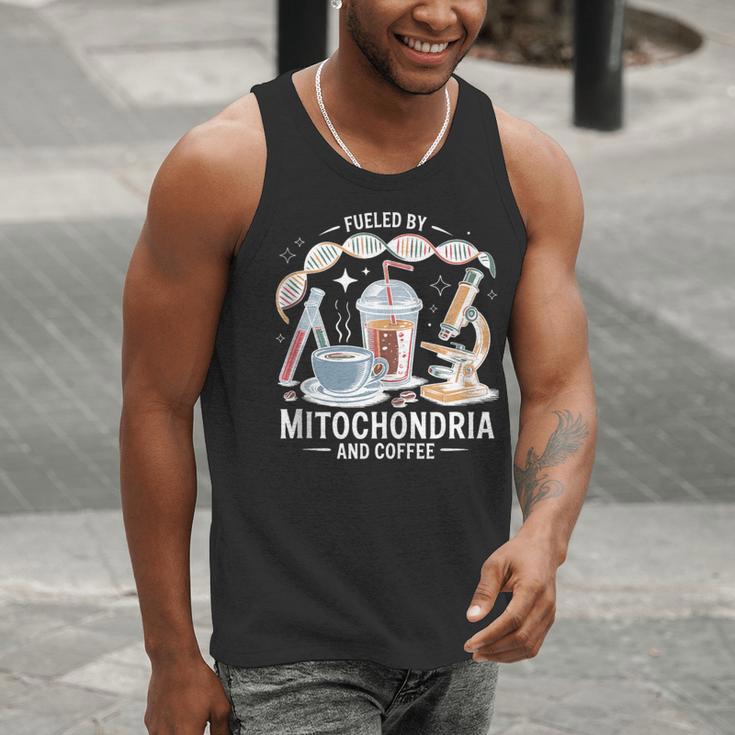 Fueled By Mitochondria Coffee Science Teacher Student Men Tank Top, Science Teacher Tank Tops, funny gift Fueled By Mitochondria Coffee Science Teacher Student Men Tank Top, Science Teacher Tank Tops, funny gift