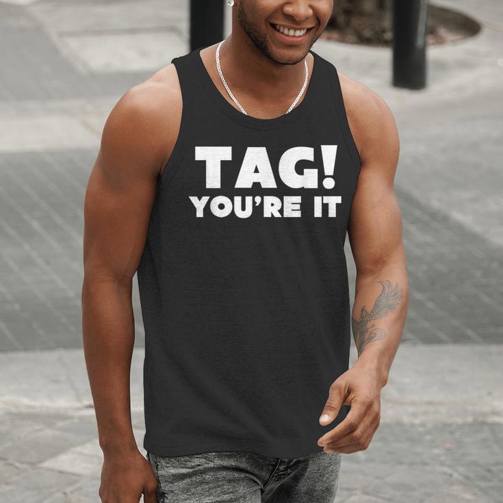 Fun Summer Tag You'Re It Teacher Vacation T-Shirt For Men Women Girls Kids Men Tank Top, funny gift