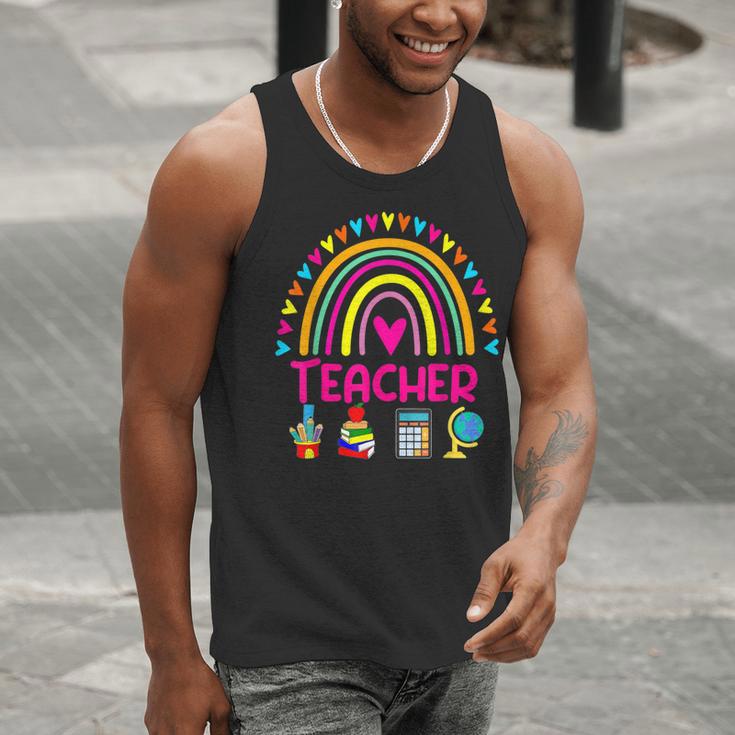 Future Kids Career Teacher Rainbow Boy Girl Graduations Men Tank Top, Future Teacher Tank Tops, funny gift