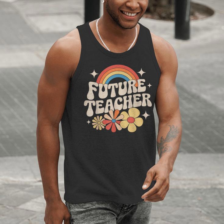 Future Teacher Kids Youth Girls Rainbow Pre-k Kindergarten Men Tank Top, Future Teacher Tank Tops, funny gift
