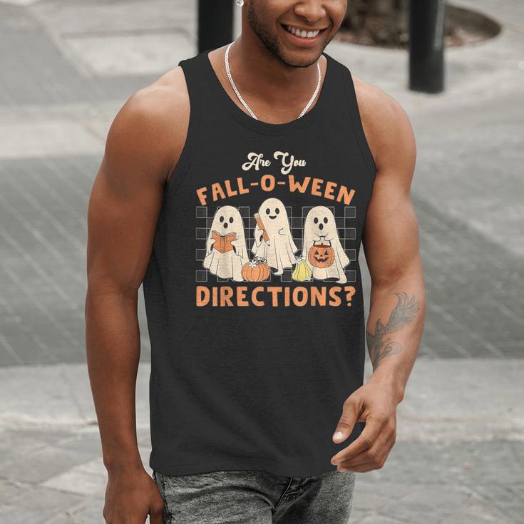 Ghost Are You Fall-O-Ween Directions Teacher Halloween Men Tank Top, funny gift Ghost Are You Fall-O-Ween Directions Teacher Halloween Men Tank Top, funny gift