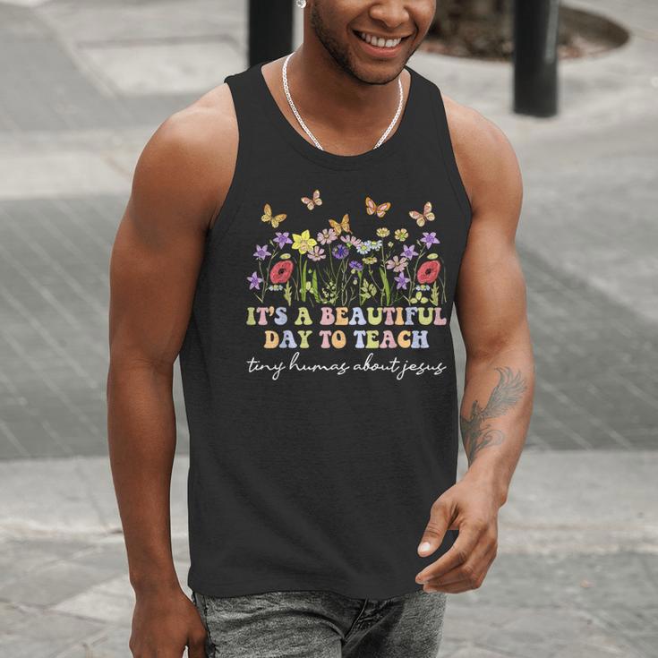 Groovy I Teach Tiny Humans About Jesus Christian Teacher Men Tank Top, Groovy Teacher Tank Tops, funny gift Groovy I Teach Tiny Humans About Jesus Christian Teacher Men Tank Top, Groovy Teacher Tank Tops, funny gift