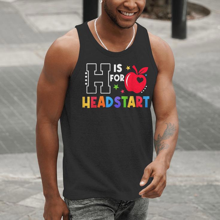 H Is For Head Start Teacher First Day Of School Tee Men Tank Top, funny gift H Is For Head Start Teacher First Day Of School Tee Men Tank Top, funny gift