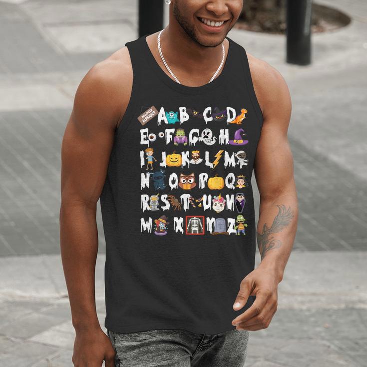 Halloween Alphabet ABCs Learning Kindergarten Teacher Men Women Kids Men Tank Top, funny gift Halloween Alphabet ABCs Learning Kindergarten Teacher Men Women Kids Men Tank Top, funny gift