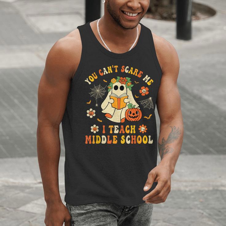 Halloween You Can't Scare Me I Teach Middle School Teacher Men Tank Top, funny gift Halloween You Can't Scare Me I Teach Middle School Teacher Men Tank Top, funny gift
