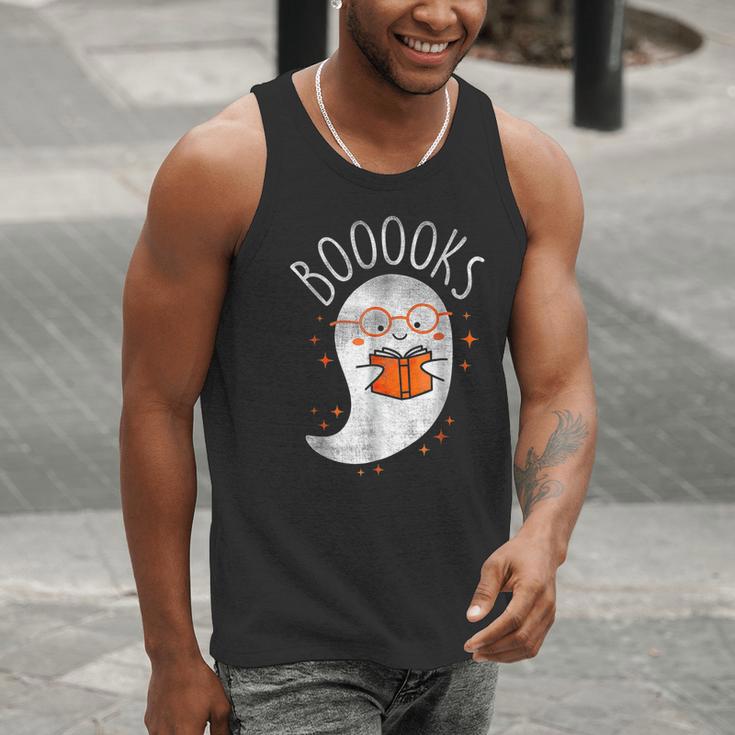 Halloween Cute Ghost Book Reading Teacher Men Tank Top, funny gift Halloween Cute Ghost Book Reading Teacher Men Tank Top, funny gift