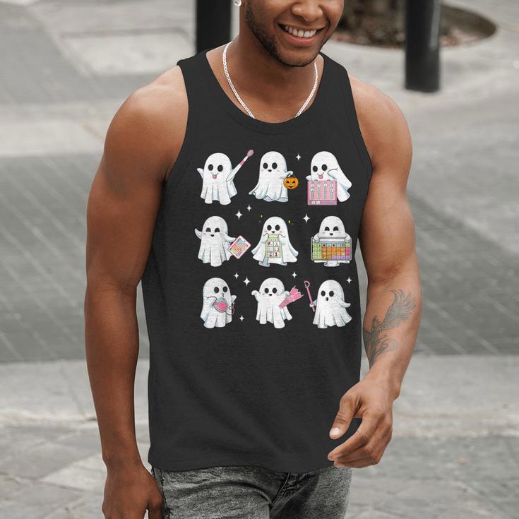 Halloween Ghost Speech Therapy SLP Fall Teacher Tee Men Tank Top, funny gift Halloween Ghost Speech Therapy SLP Fall Teacher Tee Men Tank Top, funny gift