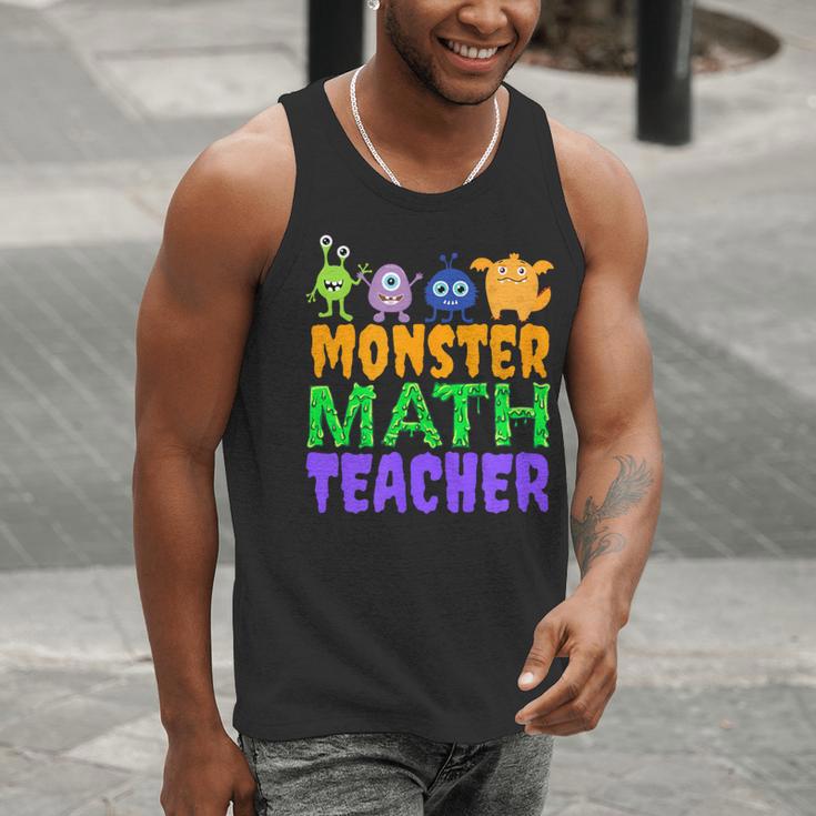 Halloween Monster Math Teacher Men Women Men Tank Top, funny gift