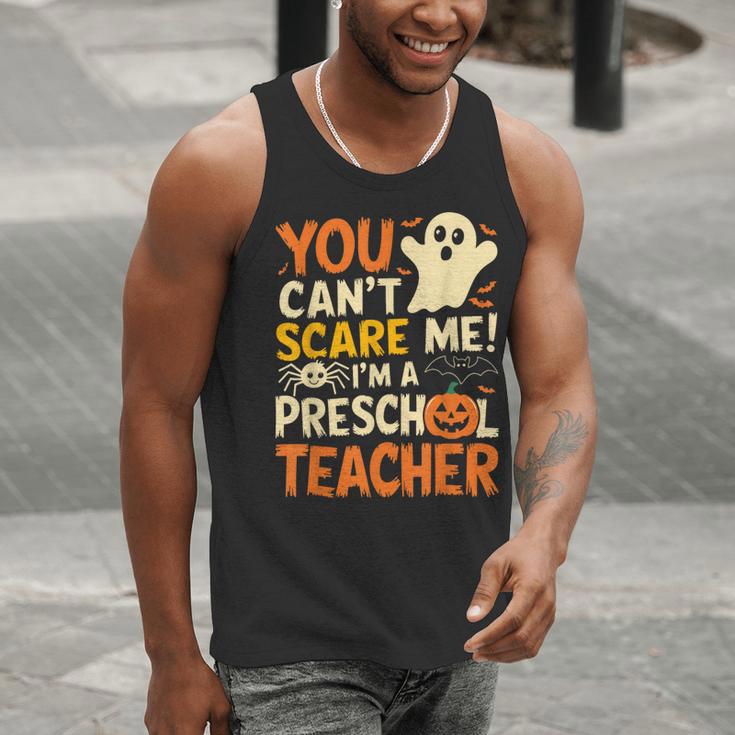 Halloween Preschool Teacher You Can't Scare Me Im A Teacher Men Tank Top, funny gift Halloween Preschool Teacher You Can't Scare Me Im A Teacher Men Tank Top, funny gift