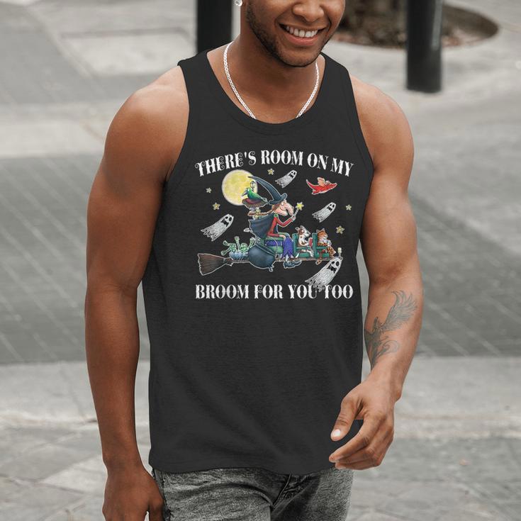 Halloween There's Room On My Broom For You Too Teacher Men Tank Top, funny gift Halloween There's Room On My Broom For You Too Teacher Men Tank Top, funny gift
