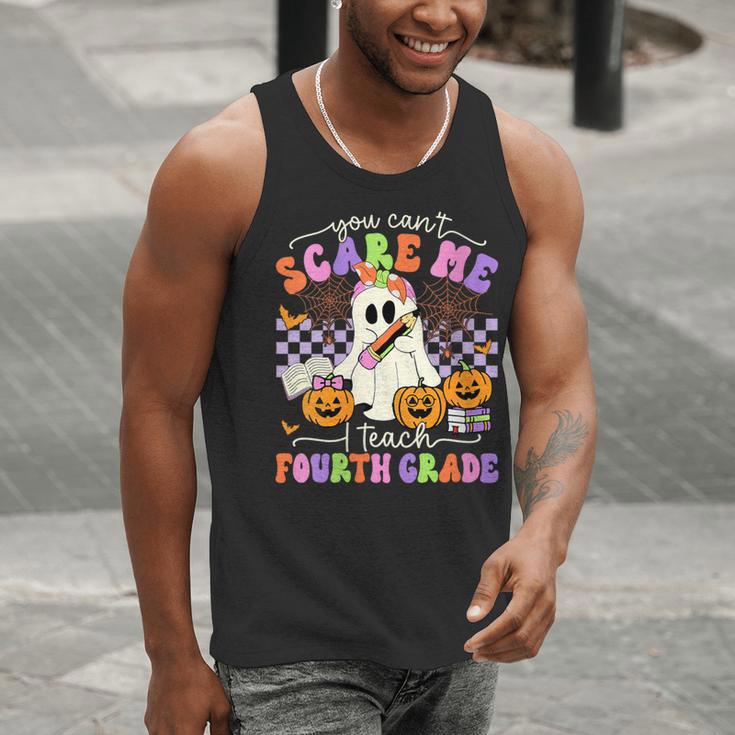 Halloween Teacher You Can't Scare Me I Teach Fourth Grade Men Tank Top, funny gift Halloween Teacher You Can't Scare Me I Teach Fourth Grade Men Tank Top, funny gift