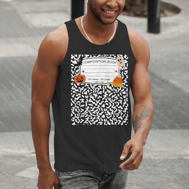 Halloween Teacher Composition Book Notebook Matching Group Men Tank Top, funny gift Halloween Teacher Composition Book Notebook Matching Group Men Tank Top, funny gift