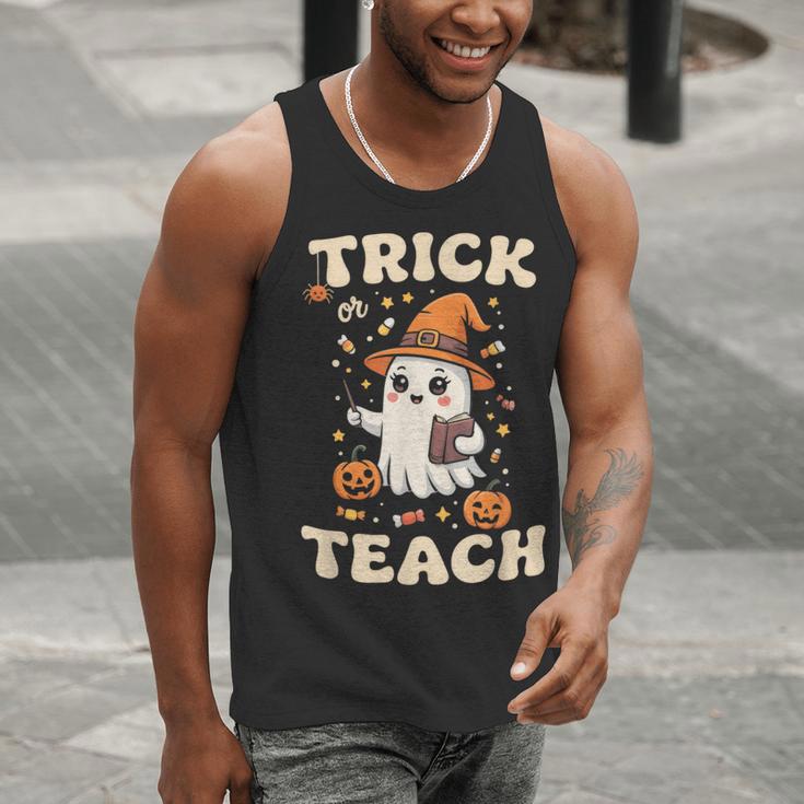 Halloween Teacher Shirts Women School Trick Or Teach Groovy Men Tank Top, Groovy Teacher Tank Tops, funny gift Halloween Teacher Shirts Women School Trick Or Teach Groovy Men Tank Top, Groovy Teacher Tank Tops, funny gift