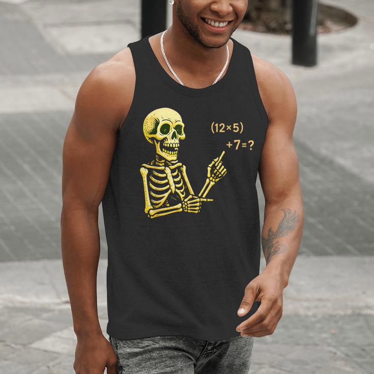 Halloween Teacher Six Seven 6 7 Skeleton Spooky Costume Men Tank Top, funny gift Halloween Teacher Six Seven 6 7 Skeleton Spooky Costume Men Tank Top, funny gift