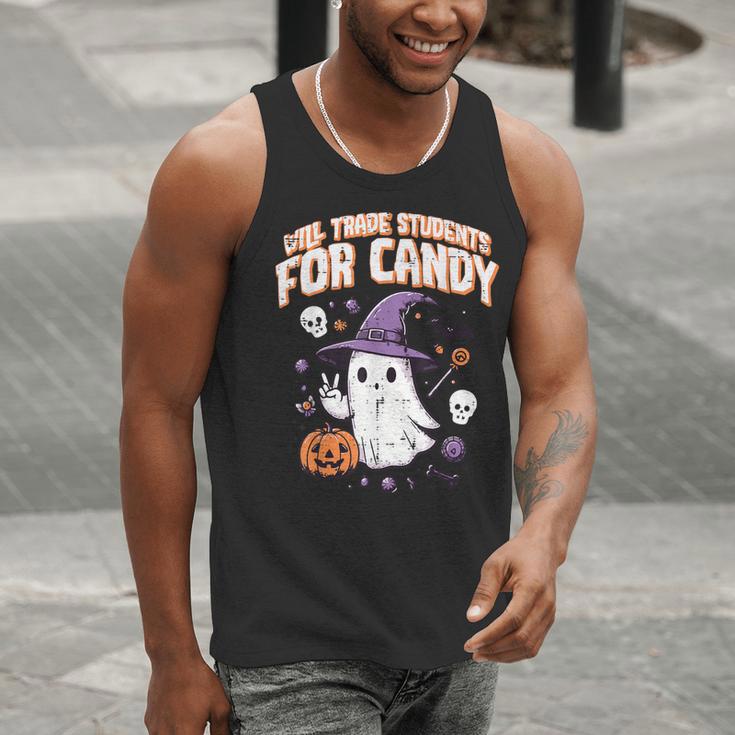 Halloween Teacher Trade Students For Candy Costume Women Men Tank Top, funny gift Halloween Teacher Trade Students For Candy Costume Women Men Tank Top, funny gift