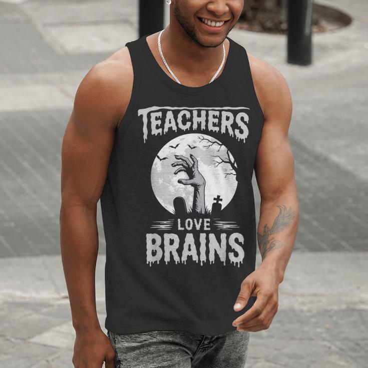 Halloween Teacher Tshirts Zombie Teachers Love Brains Men Tank Top, funny gift Halloween Teacher Tshirts Zombie Teachers Love Brains Men Tank Top, funny gift