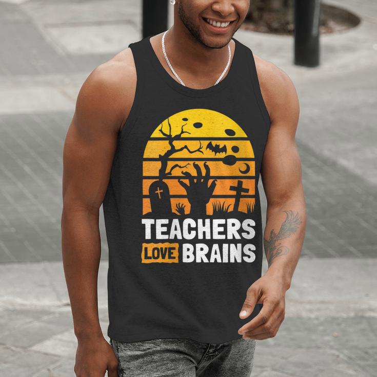 Halloween Teachers Science Math Teachers Love Brains Men Tank Top, Science Teacher Tank Tops, funny gift Halloween Teachers Science Math Teachers Love Brains Men Tank Top, Science Teacher Tank Tops, funny gift