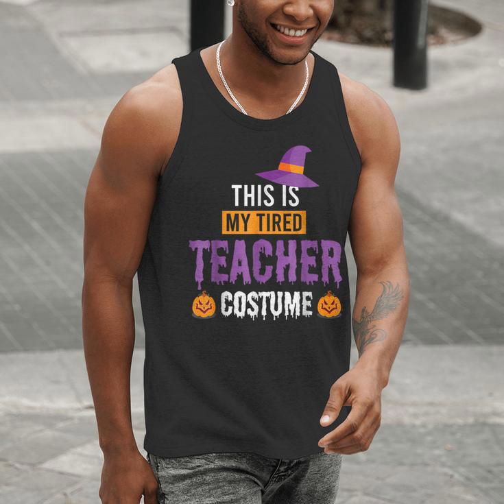 Halloween Teachers This Is My Tired Teacher Costume Men Tank Top, funny gift Halloween Teachers This Is My Tired Teacher Costume Men Tank Top, funny gift