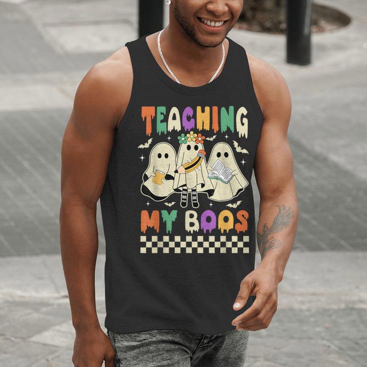 Halloween Teaching My Boos Cute Ghost Teacher Life Costume Men Tank Top, funny gift Halloween Teaching My Boos Cute Ghost Teacher Life Costume Men Tank Top, funny gift