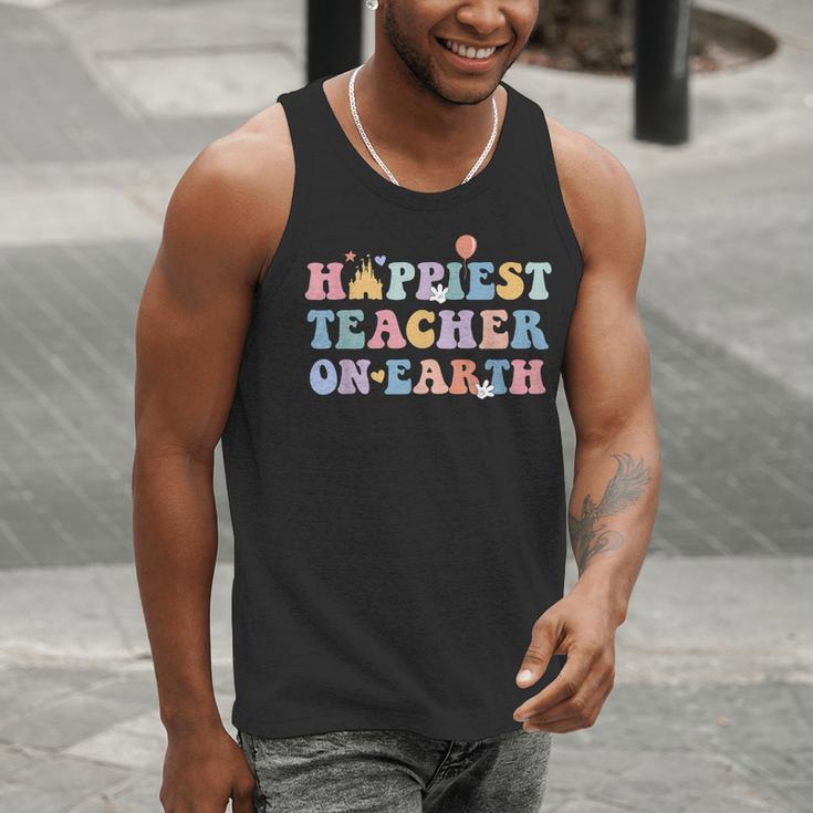 Happiest Teacher On Earth First Day Of School Back To School Men Tank Top, funny gift