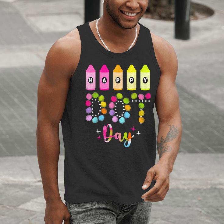 Happy Dot Day 2025 Teacher Kids Girls Colorful Polka Dot Day Men Tank Top, funny gift