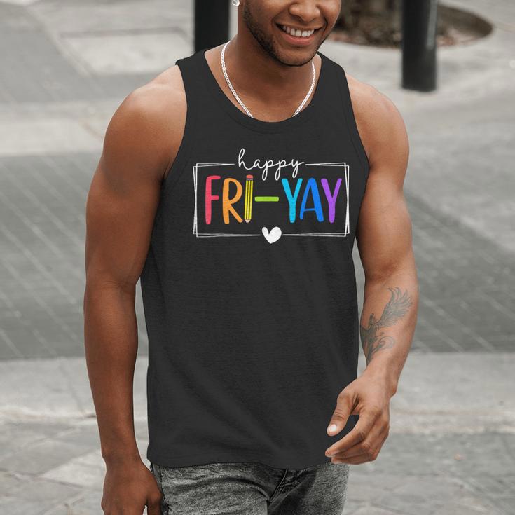 Happy Fri-Yay Fri Yay Teacher Student Friday Weekend Men Tank Top, funny gift Happy Fri-Yay Fri Yay Teacher Student Friday Weekend Men Tank Top, funny gift