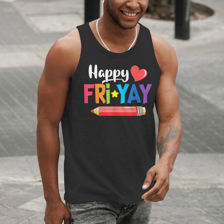 Happy Fri-Yay Friday Lovers Fun Teacher Life Weekend Men Tank Top, funny gift Happy Fri-Yay Friday Lovers Fun Teacher Life Weekend Men Tank Top, funny gift