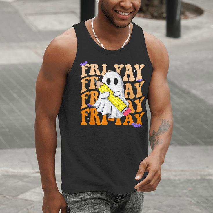 Happy Fri-Yay Friday Lovers Groovy Teacher Life Halloween Men Tank Top, Groovy Teacher Tank Tops, funny gift Happy Fri-Yay Friday Lovers Groovy Teacher Life Halloween Men Tank Top, Groovy Teacher Tank Tops, funny gift