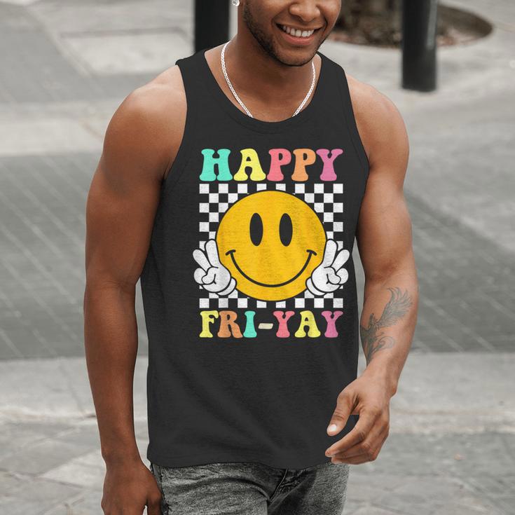 Happy Fri-Yay Teacher Friday Weekend School Men Tank Top, funny gift