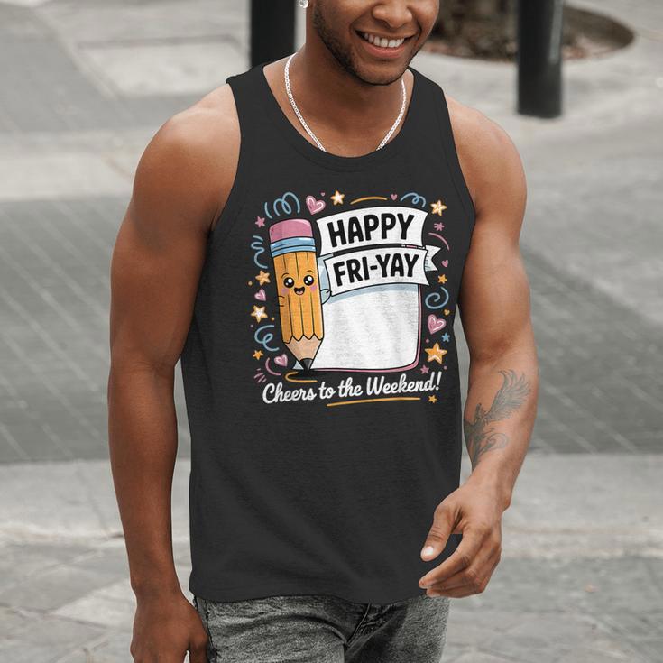 Happy Fri-Yay Teacher Fry Yay Friday Weekend Men Tank Top, funny gift Happy Fri-Yay Teacher Fry Yay Friday Weekend Men Tank Top, funny gift