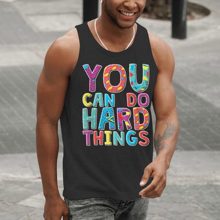 You Can Do Hard Things School Student Teachers Men Tank Top, funny gift You Can Do Hard Things School Student Teachers Men Tank Top, funny gift