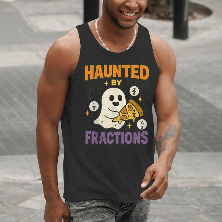 Haunted By Fractions Math Halloween Teacher Men Tank Top, funny gift