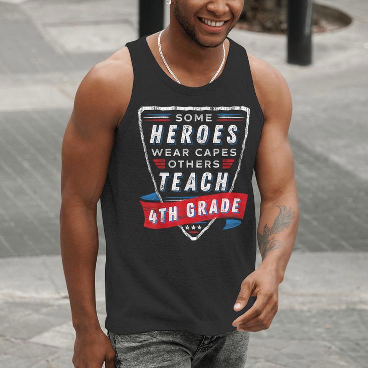 Some Heroes Wear Capes Others Teach 4th Grade Teacher Men Women Kids Men Tank Top, 4th Grade Teacher Tank Tops, funny gift Some Heroes Wear Capes Others Teach 4th Grade Teacher Men Women Kids Men Tank Top, 4th Grade Teacher Tank Tops, funny gift