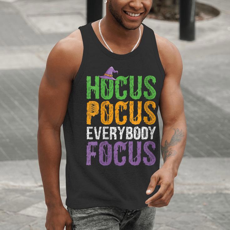 Hocus Pocus Everybody Focus Teacher Halloween Men Tank Top, funny gift Hocus Pocus Everybody Focus Teacher Halloween Men Tank Top, funny gift