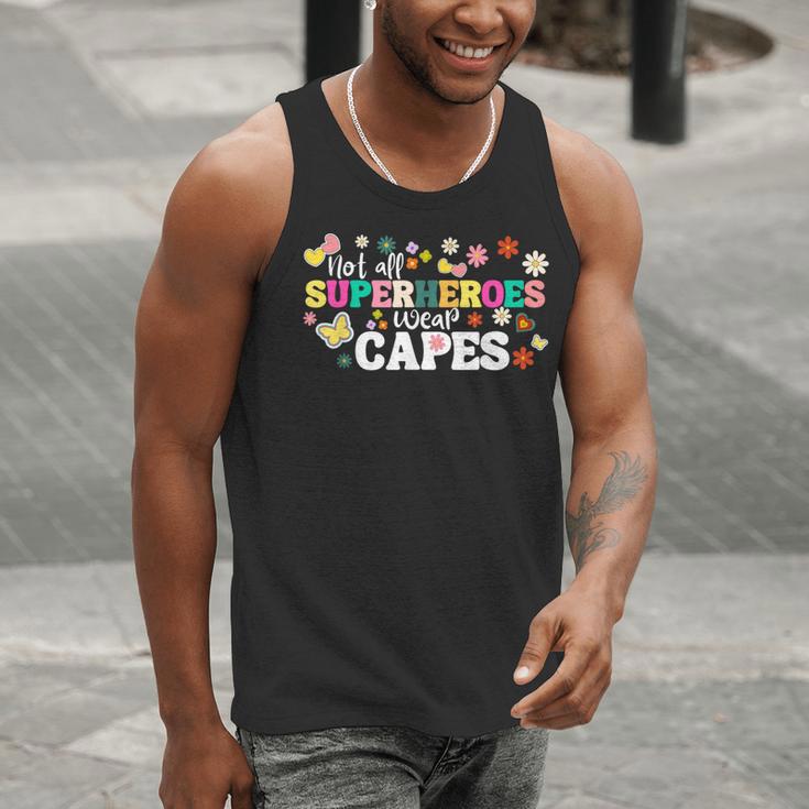Hot All Superheroes Wear Capes Cute Teacher End Of School Men Tank Top, funny gift Hot All Superheroes Wear Capes Cute Teacher End Of School Men Tank Top, funny gift