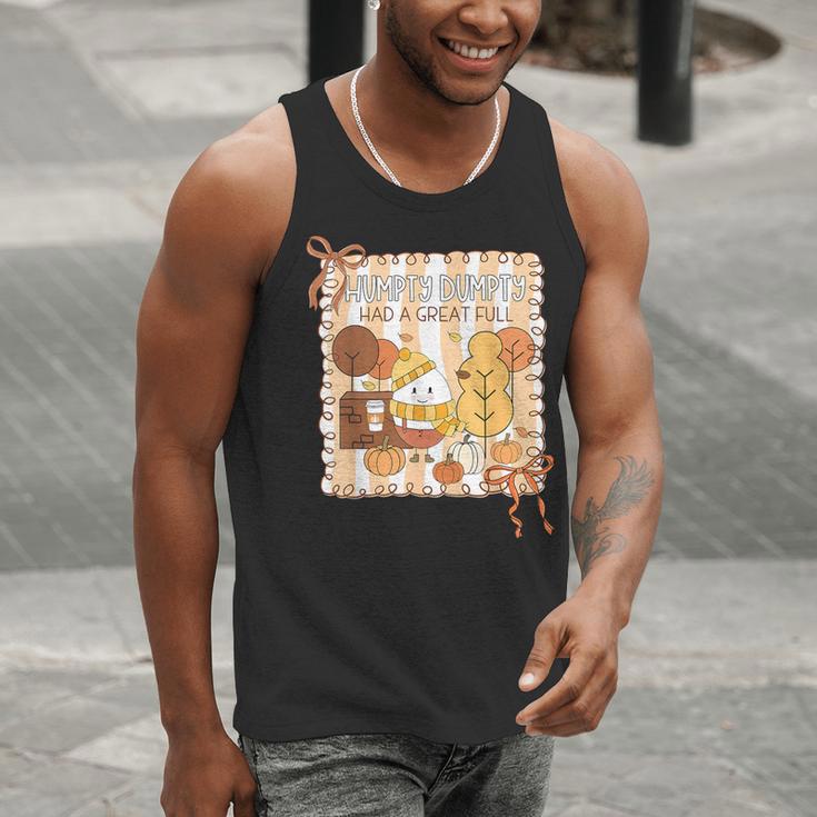 Humpty Dumpty Had A Great Fall Teacher Thanksgiving Autumn Men Tank Top, funny gift Humpty Dumpty Had A Great Fall Teacher Thanksgiving Autumn Men Tank Top, funny gift