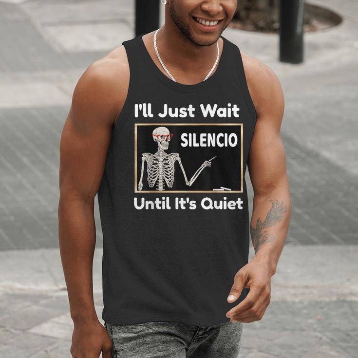 I'Ll Just Wait Until It's Quiet Spanish Teacher Halloween Men Women Kids Men Tank Top, funny gift I'Ll Just Wait Until It's Quiet Spanish Teacher Halloween Men Women Kids Men Tank Top, funny gift