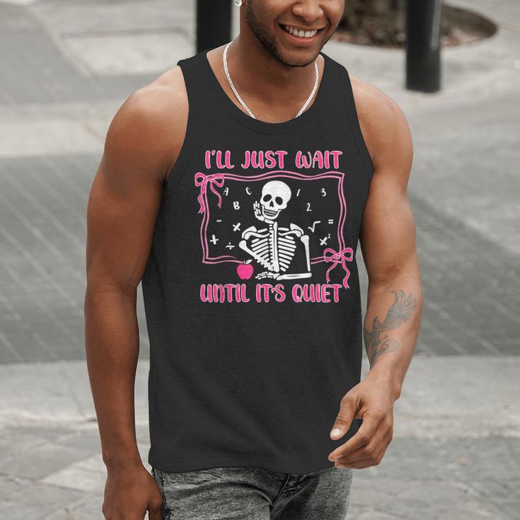 I'Ll Just Wait Until It's Quiet Spooky Teacher Halloween Men Tank Top, funny gift I'Ll Just Wait Until It's Quiet Spooky Teacher Halloween Men Tank Top, funny gift