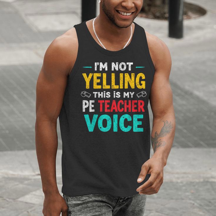 I’m Not Yelling This Is My PE School Teacher Voice I Teach Men Tank Top, Pe Teacher Tank Tops, funny gift I’m Not Yelling This Is My PE School Teacher Voice I Teach Men Tank Top, Pe Teacher Tank Tops, funny gift