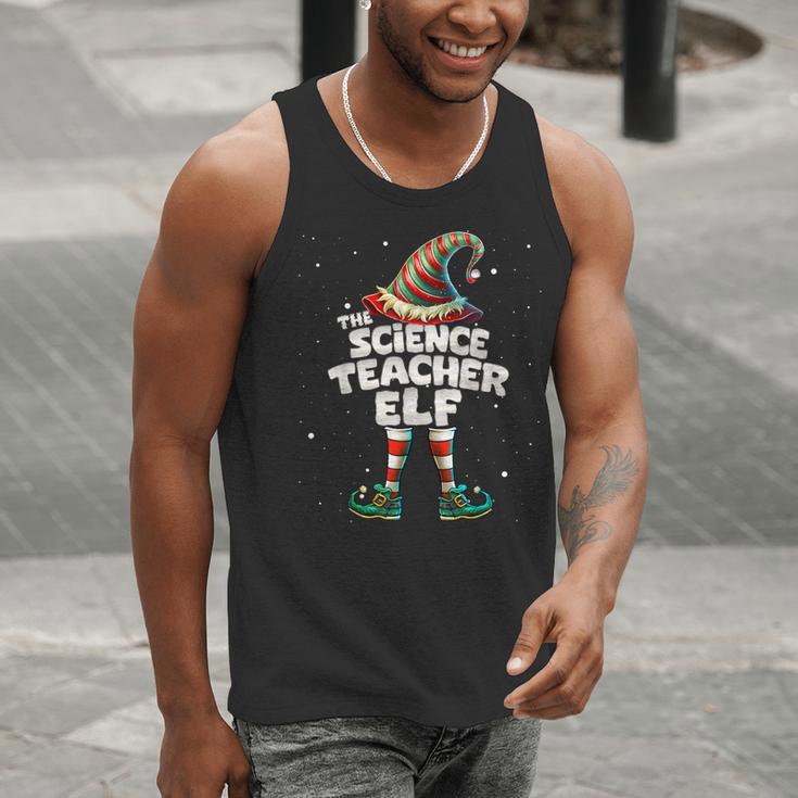 I'm The Science Teacher Elf Family Matching Group Christmas Men Tank Top, Science Teacher Tank Tops, funny gift