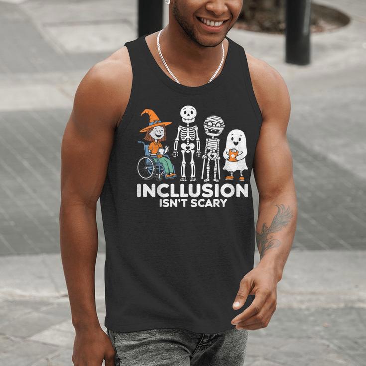 Inclusion Isn't Scary SLP Halloween Costume Sped Teacher Men Tank Top, funny gift Inclusion Isn't Scary SLP Halloween Costume Sped Teacher Men Tank Top, funny gift