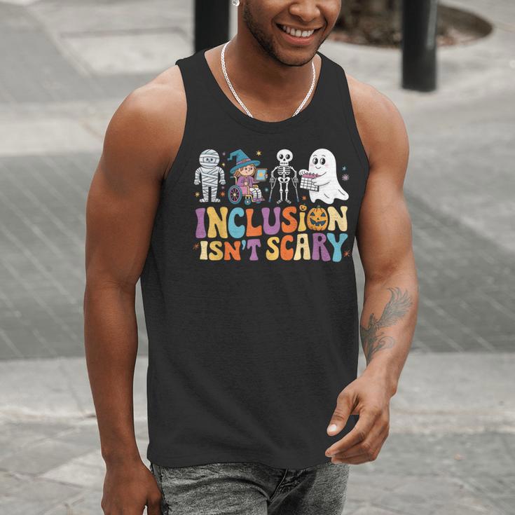 Inclusion Isn't Scary SLP Halloween Sped Teacher Men Tank Top, funny gift