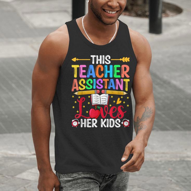 Instructional Assistant Loves Her Kids Teacher Assistant Men Tank Top, funny gift Instructional Assistant Loves Her Kids Teacher Assistant Men Tank Top, funny gift
