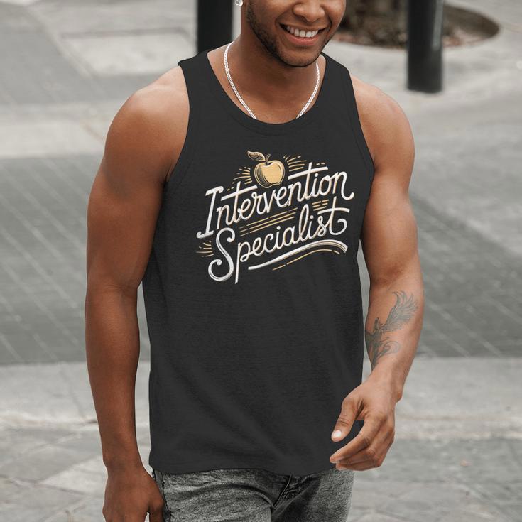 Intervention Teacher Intervention Specialist Men Tank Top, funny gift Intervention Teacher Intervention Specialist Men Tank Top, funny gift