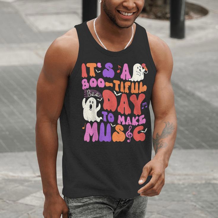 It's a Bootiful Day To Make Music Halloween Music Teacher Men Tank Top, funny gift It's a Bootiful Day To Make Music Halloween Music Teacher Men Tank Top, funny gift