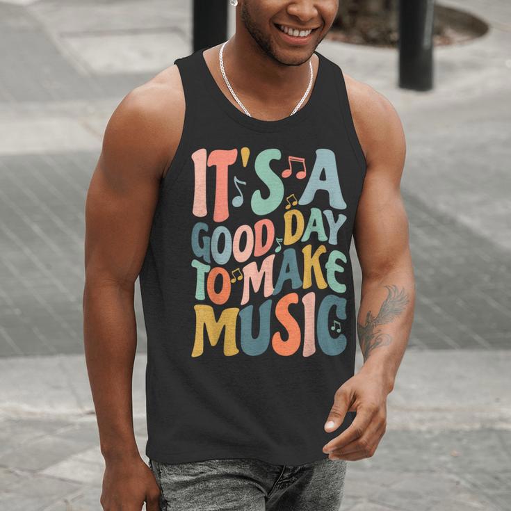 It's A Good Day To Make Music Musician Band Music Teacher Men Tank Top, funny gift